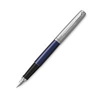 Ручка перьевая PARKER "Jotter Royal Blue CT", корпус синий, детали из нержавеющей стали, синяя, 2030