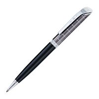 Ручка подарочная шариковая PIERRE CARDIN (Пьер Карден) "Gamme", корпус черный/серый, акрил, хром, си
